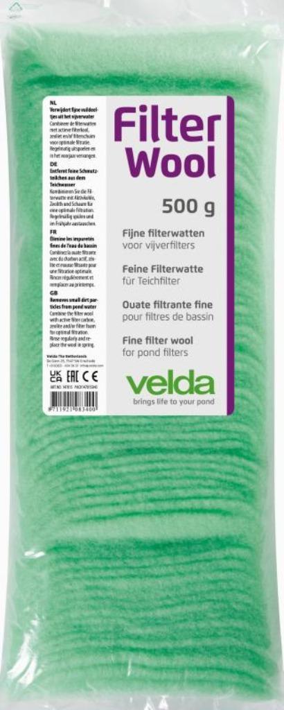Velda Filterwatten Groen 500g waterzuivering filter, Tuin en Terras, Vijver-toebehoren, Nieuw, Vijverfilter, Ophalen of Verzenden