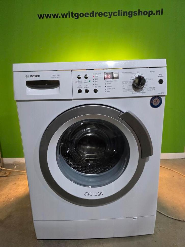 BOSCH LogiXX 8 Exclusiv VarioPerfect 1600rpm 8kg, Witgoed en Apparatuur, Wasmachines, Refurbished, Voorlader, 8 tot 10 kg, Minder dan 85 cm