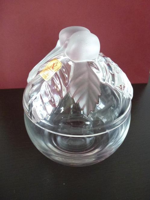 Vintage NACHTMANN zwaar kristallen Jampot/ Suikerpot, Antiek en Kunst, Antiek | Glas en Kristal, Ophalen of Verzenden