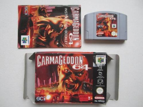 Carmageddon N64 Nintendo 64, Spelcomputers en Games, Games | Nintendo 64, Racen en Vliegen, 1 speler, Vanaf 3 jaar, Ophalen of Verzenden