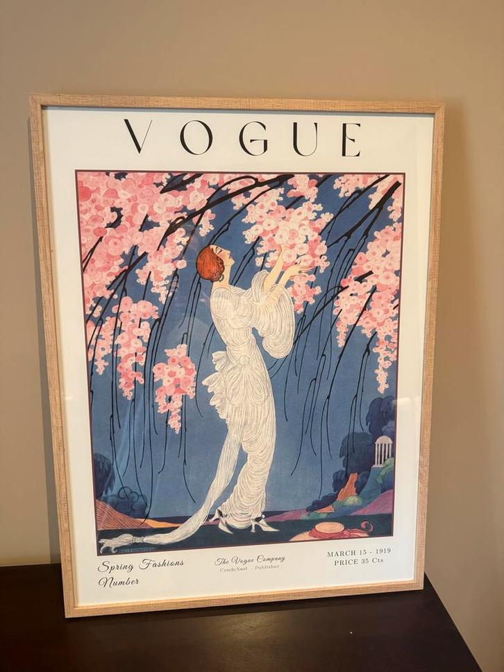 Vogue Schilderij - Melting Pot Amsterdam, Huis en Inrichting, Woonaccessoires | Schilderijen, Tekeningen en Foto's, Zo goed als nieuw