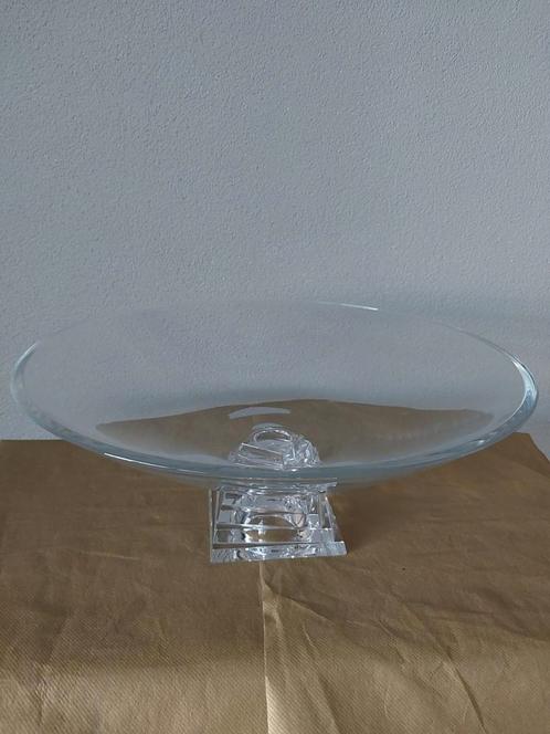 Prachtige zware kristallen schaal van JC Durand, Antiek en Kunst, Antiek | Glas en Kristal, Ophalen of Verzenden