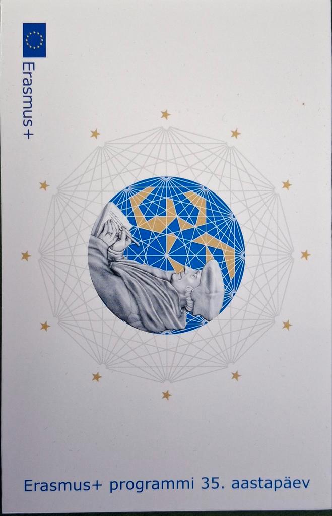 Estland 2 Euro Erasmus 35 Jaar - BU uitgifte, Postzegels en Munten, Munten | Europa | Euromunten, Losse munt, 2 euro, Estland