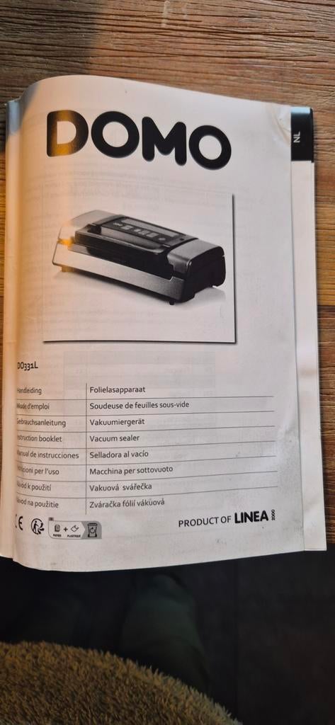 Domo Folielasapparaat - Zo goed als nieuw!, Ophalen of Verzenden