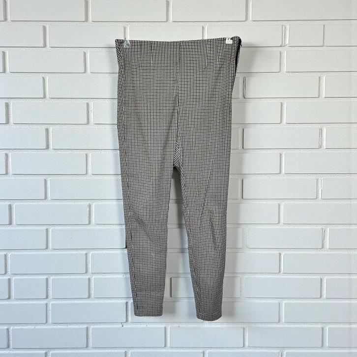 Zara Broek Mt L Beige Bruin Zwart Skinny Hoge Taille Preppy, Kleding | Dames, Broeken en Pantalons, Zo goed als nieuw, Maat 42/44 (L)
