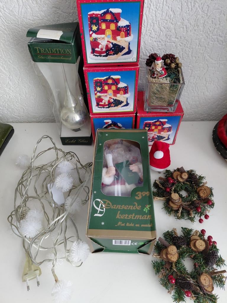 Lot kerstversiering, Ophalen of Verzenden
