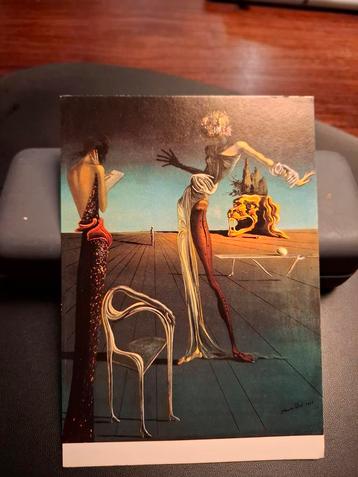 Postkaart van Salvador Dali schilderij beschikbaar voor biedingen