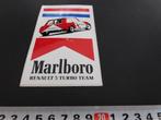 sticker MARLBORO RENAULT 5 Turbo Team, Ophalen, Zo goed als nieuw, Bedrijf of Vereniging