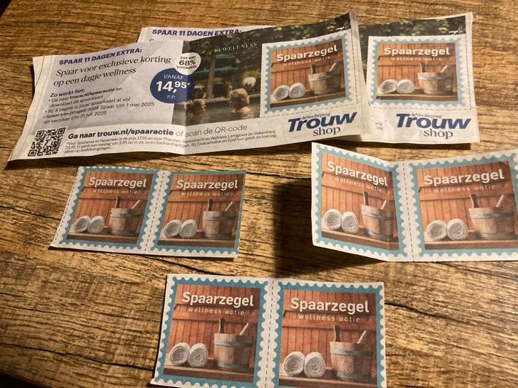 Sauna bonnen. 8x Zwaluwhoeve, Veluwse bron etc.19-12-25, Tickets en Kaartjes, Recreatie | Pretparken en Attractieparken, Eén persoon