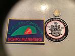 Badge en Sticker van Mariniers, Verzamelen, Marine, Verzenden