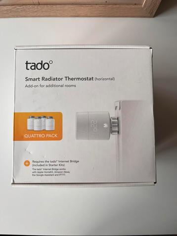 Tado radiatorknoppen 4x *nieuw!* beschikbaar voor biedingen