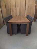 Teak eettafel van oud teak hout, Ophalen, Nieuw