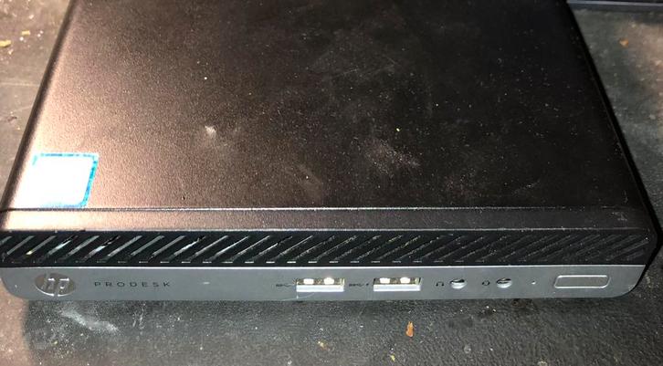 HP Elitedesk Mini i5-8500T 8GB DDR4.  Zonder HD, Computers en Software, Desktop Pc's, Gebruikt, 2 tot 3 Ghz, 8 GB, Ophalen of Verzenden