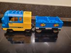 Duplo locomotief "vracht" blauw met wagon, met garantie, Kinderen en Baby's, Speelgoed | Duplo en Lego, Lego Systems A/S, Gebruikt