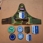 ISAF - IFOR - KFOR - SFOR - UN- VN Missie + Armlet, Verzamelen, Verzenden, Landmacht, Nederland, Embleem of Badge