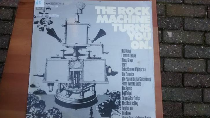 LP - The Rock Machine turns you on, Cd's en Dvd's, Vinyl | Rock, Gebruikt, Overige genres, 12 inch, Ophalen of Verzenden