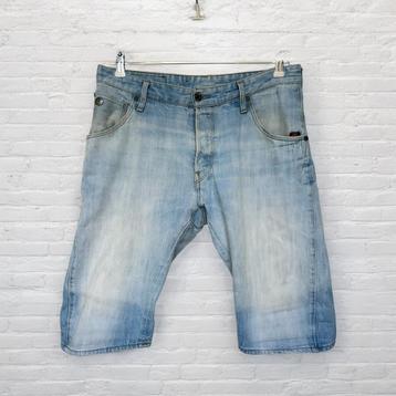 G-Star RAW Shorts Maat W33 Licht Blauw Arc 3D beschikbaar voor biedingen