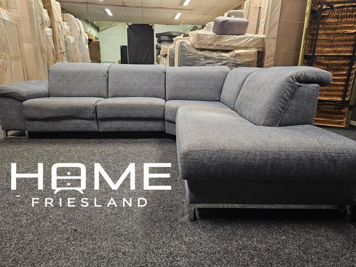 Hoekbank - Grijs, Huis en Inrichting, Banken | Voetenbanken en Poefen, Zo goed als nieuw, 125 cm of meer, 125 cm of meer, Rechthoekig