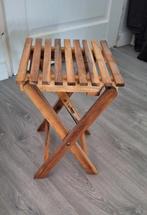 5x inklapbaar plantentafeltje, Ophalen, Gebruikt, Hout
