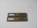 OCZ pc2. 6400 -1gb. X2 stuks, Computers en Software, RAM geheugen, 1 GB of minder, Ophalen of Verzenden, Zo goed als nieuw, DDR2