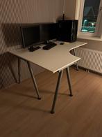 Hoekbureau 160x120, Ophalen, In hoogte verstelbaar, Zo goed als nieuw