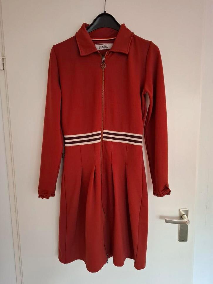 Four Funky Flavours jurk mt L, Kleding | Dames, Jurken, Gedragen, Blauw, Ophalen of Verzenden