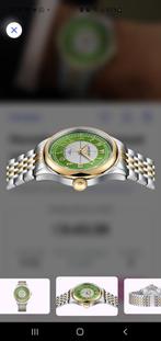 Herenhorloge  automaat van Jacob zech, Ophalen of Verzenden, Nieuw, Staal, Overige merken