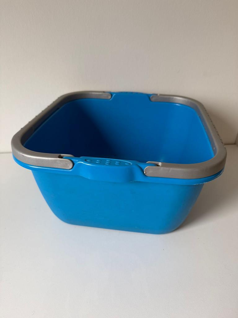 Blauwe Kunststof afwasteil, Ophalen of Verzenden, Zo goed als nieuw