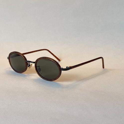 Vintage zonnebril, Sieraden, Tassen en Uiterlijk, Zonnebrillen en Brillen | Dames, Gebruikt, Zonnebril, Overige merken, Bruin