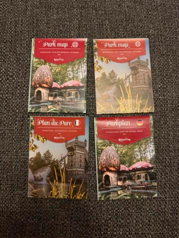 Efteling Plattegrond Parkplan Park map Plan du park beschikbaar voor biedingen