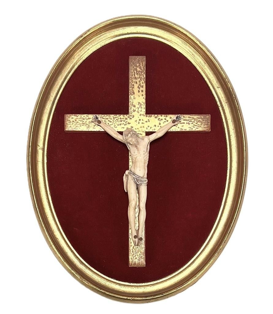 58. Corpus Christi - ivoren sculptuur, 19e eeuw, Antiek en Kunst, Ophalen of Verzenden