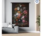 Wandkleed bloemen, Ophalen