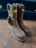 Nieuwe lederen gevoerde werklaarzen/outdoor boots, Bruin, Boots, Nieuw, Ophalen of Verzenden