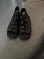 Elefant sandalen, Zwart, Gedragen, Elefant, Sandalen of Muiltjes