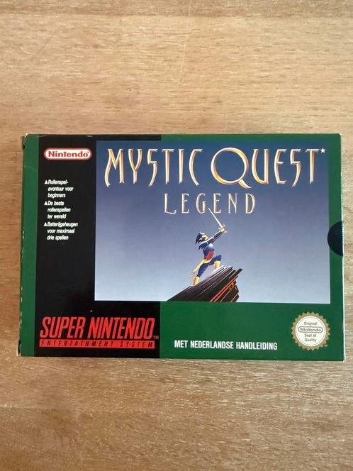Mystic Quest Legend (PAL), Spelcomputers en Games, Games | Nintendo Super NES, Zo goed als nieuw, Role Playing Game (Rpg), 1 speler