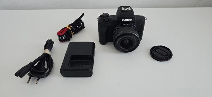 Canon Eos M50 Mark II + Canon 15-45MM Lens – Nieuwstaat!, Audio, Tv en Foto, Fotocamera's Digitaal, Zo goed als nieuw, Canon, Ophalen