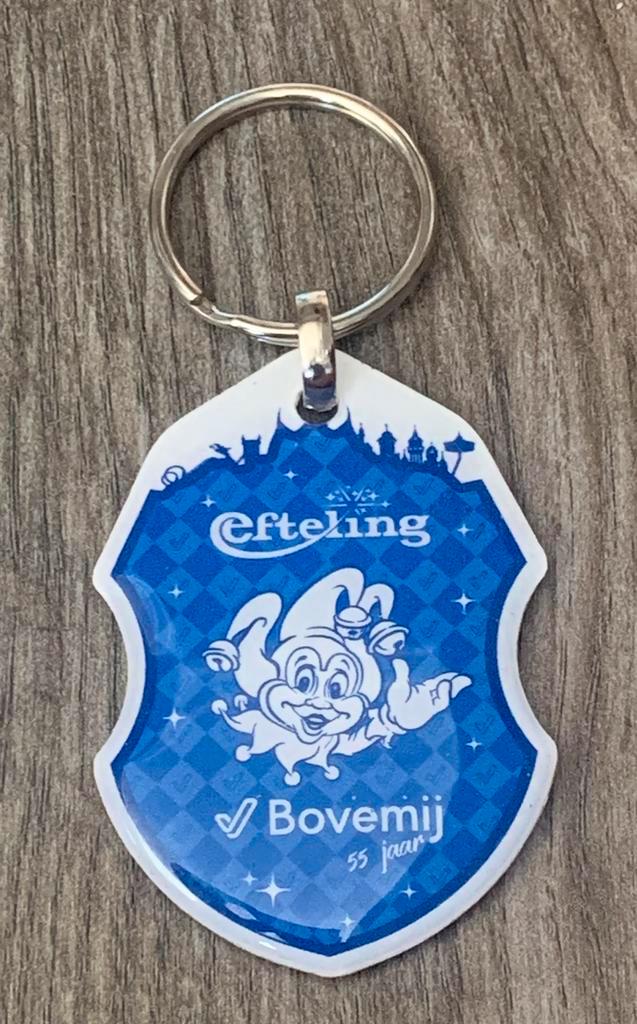 Efteling Pardoes De ToverNar “BovenMij 25 Jaar SleutelHanger, Verzamelen, Efteling, Ophalen of Verzenden