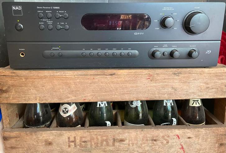 NAD C720 Receiver met 4 Driade D90 Luidsprekers, Audio, Tv en Foto, Versterkers en Receivers, Gebruikt, Stereo, 120 watt of meer