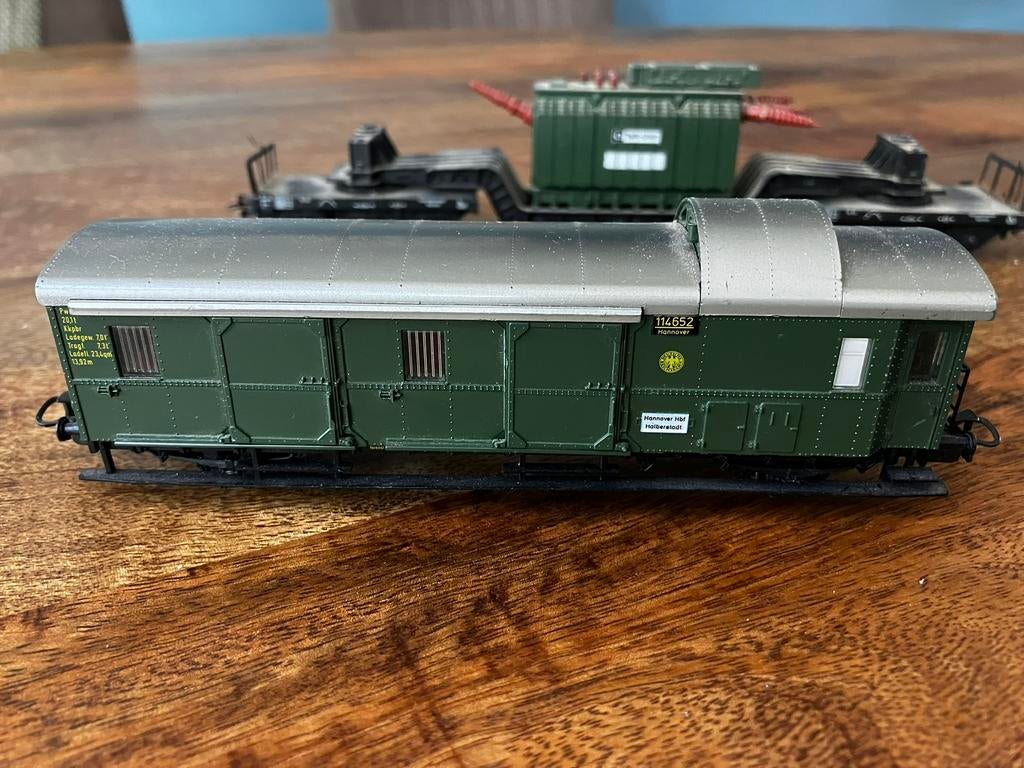 Märklin H0 4102 Bagagewagon "Donderbus" Pwi 30 (DB), Wisselstroom, Wagon, Ophalen of Verzenden, Zo goed als nieuw