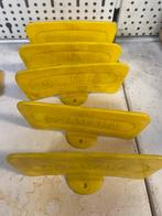 Yamaha Bromfiets Plaat Geel NOS (5 stuks), Ophalen of Verzenden