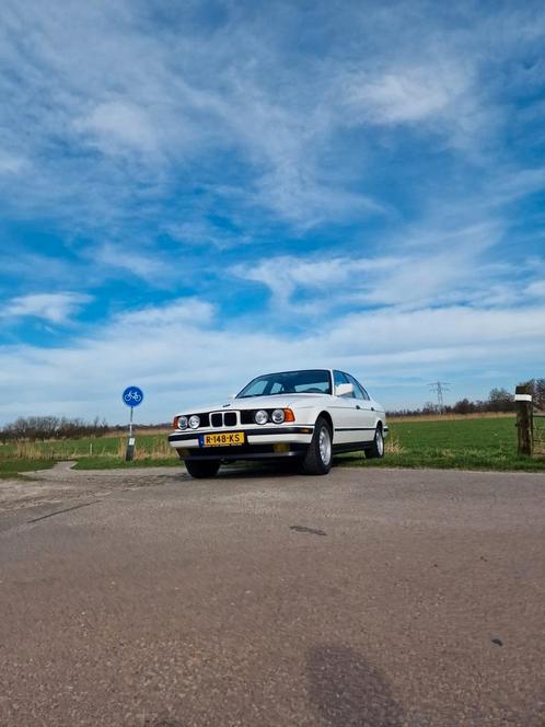 BMW 520I 1991, zeldzaam lage kilometerstand! 95000km., Auto's, BMW, Particulier, Overige modellen, Centrale vergrendeling, Elektrische buitenspiegels