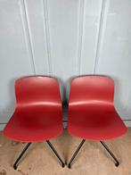 2 HAY swivel About A Chair AAC10 design stoelen, Ophalen of Verzenden, Zo goed als nieuw, Rood, Metaal