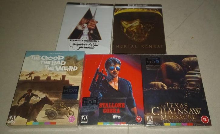 4k blu-rays, Cd's en Dvd's, Blu-ray, Zo goed als nieuw, Actie, Ophalen of Verzenden