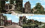 Een groet uit Ezinge - 4 afb. dorp - 1969 gelopen, Ophalen of Verzenden, Voor 1920, Gelopen, Noord-Brabant