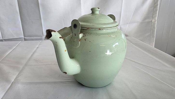 Vintage emaille theeketel Lucky Elephant China, Antiek en Kunst, Antiek | Emaille, Ophalen of Verzenden