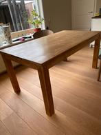 Teakhouten eettafel, Ophalen