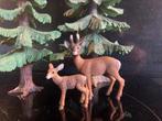 Schleich Hertjes/Reebok, Ophalen of Verzenden, Zo goed als nieuw, Paard, Beeldje of Figuurtje