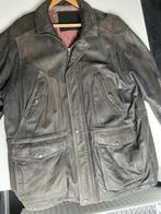 luxe herenjas leer maat XL, Ophalen, Zo goed als nieuw, Maat 56/58 (XL), Zwart