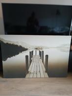 Schilderij steiger, Ophalen, Zo goed als nieuw, Schilderij, 100 tot 125 cm
