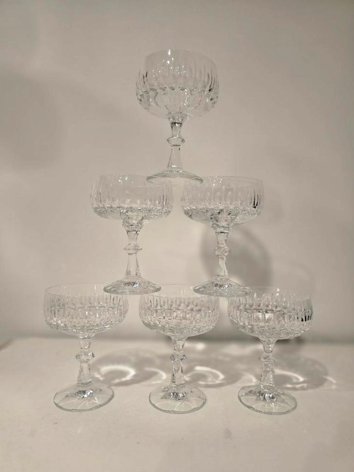 Schott-Zwiesel Tango champagne glazen kristal, Antiek en Kunst, Antiek | Glas en Kristal, Ophalen of Verzenden